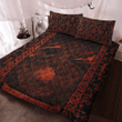 Yggdrasil Red Design Viking quilt set
