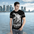 Fenrir Wolf Is Tied With Chains Viking T-shirt