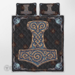 Thor Hammer Art Viking quilt set