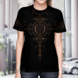 The Helm Of Awe Gold Viking T-Shirt