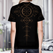 The Helm Of Awe Gold Viking T-Shirt
