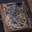 Viking Necklace Nordic mythology Odin Huginn and Muninn