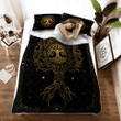 Yggdrasil Tree Of Life And Rune Viking quilt set