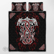 Quilt Bedding Set Is Printed With Dragon Emblem Used By The Vikings - Myvikinggear Store