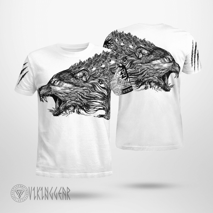 Fenrir Simple Design Viking T-shirt
