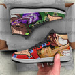 One Piece Anime JD Sneakers Roronoa Zoro x Monkey D. Luffy Custom Shoes