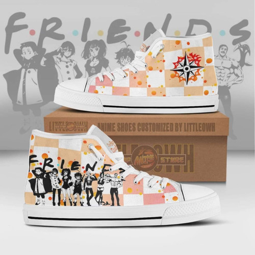 The Seven Deadly Sins Custom Anime High Top Canvas Shoes