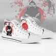 Akatsuki Kakuzu High Top Canvas Shoes Custom Ninja Under The Sun - LittleOwh - 4