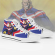 All Might Golden Age My Hero Acadamia Hero Custom All Star High Top Sneakers Canvas Shoes - LittleOwh - 3