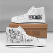 Hancock One Piece Anime Custom Watercolor All Star High Top Sneakers Canvas Shoes - LittleOwh - 1