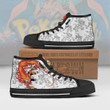 Infernape High Top Canvas Shoes Custom Pokemon Anime Sneakers - LittleOwh - 2
