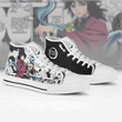 Gyuu Tomioka High Top Canvas Shoes Custom KNY Anime Mixed Manga - LittleOwh - 2