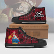 Gol D. Roger High Top Shoes Custom 1Piece Anime Canvas Sneakers - LittleOwh - 2