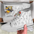 Typhlosion High Top Canvas Shoes Custom Pokemon Anime Sneakers - LittleOwh - 2