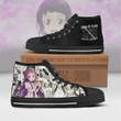 Yui High Top Canvas Shoes Custom Sword Art Online Anime Mixed Manga Style - LittleOwh - 2