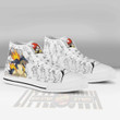 Typhlosion High Top Canvas Shoes Custom Pokemon Anime Sneakers - LittleOwh - 4