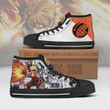 Bakugou Shoes My Hero Academia MHA High Tops Canvas Custom Anime Sneakers - LittleOwh - 2