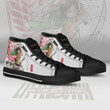 Eren Jaeger High Top Canvas Shoes Attack on Titan Anime Sneakers - LittleOwh - 4
