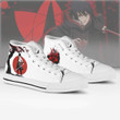 Sasuke Uchiha Anime Custom Nrt High Top Sneakers Canvas Shoes - LittleOwh - 4