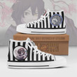 Obanai Iguro High Top Canvas Shoes Custom Demon Slayer Anime Sneakers - LittleOwh - 1