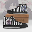 Obanai Iguro High Top Canvas Shoes Custom KNY Anime Sneakers - LittleOwh - 2
