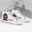 Ken Kaneki Tokyo Ghoul Anime Custom All Star High Top Sneakers Canvas Shoes - LittleOwh - 3