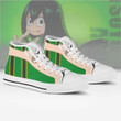 Froppy Tsuyu My Hero Acadamia Anime Custom All Star High Top Sneakers Canvas Shoes - LittleOwh - 3