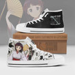 Kirigaya Suguha High Top Canvas Shoes Custom Sword Art Online Anime Mixed Manga Style - LittleOwh - 1
