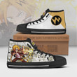 Denki Kaminari High Top Canvas Shoes Custom My Hero Academia Anime Mixed Manga Style - LittleOwh - 2