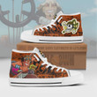 Usopp High Top Shoes Custom One Piece Anime Canvas Sneakers - LittleOwh - 1