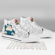 Snorlax High Top Canvas Shoes Custom Pokemon Anime Sneakers - LittleOwh - 3