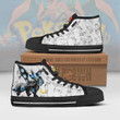 Umbreon High Top Canvas Shoes Custom Pokemon Anime Sneakers - LittleOwh - 2