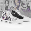 Shinobu High Top Canvas Shoes Custom KNY Anime Mixed Manga - LittleOwh - 2