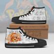 Arcanine High Top Canvas Shoes Custom Pokemon Anime Sneakers - LittleOwh - 2