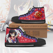 Sailor Mars High Top Shoes Custom Sailor Moon Anime Canvas Sneakers - LittleOwh - 2
