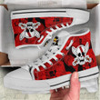 Shanks Jolly Roger High Top Canvas Shoes 1Piece Anime Mixed Manga Style - LittleOwh - 3