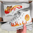 Aang High Top Canvas Shoes Custom Firebending Avatar: The Last Airbender Anime Sneakers - LittleOwh - 4