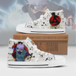 Kakashi Shoes Naruto High Tops Custom Anime Canvas Sneakers - LittleOwh - 1