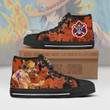 Portgas D. Ace High Top Shoes Custom 1Piece Anime Canvas Sneakers - LittleOwh - 2
