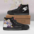 Lucy Heartfilia High Top Canvas Shoes Custom Fairy Tail Anime Sneakers - LittleOwh - 2