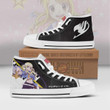Lucy Heartfilia High Top Canvas Shoes Custom Fairy Tail Anime Sneakers - LittleOwh - 1