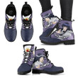 Hinata Hyuga Leather Boots Custom Anime Naruto Hight Boots