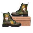 Suki Leather Boots Custom Anime Avatar The Last Airbender Hight Boots