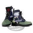 Hatake Kakashi Leather Boots Custom Anime Naruto Hight Boots