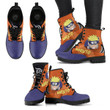 Naruto Uzumaki Leather Boots Custom Anime Naruto Hight Boots