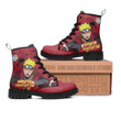 Naruto Senjutsu Leather Boots Custom Anime Naruto Hight Boots
