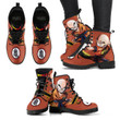 Krillin Leather Boots Custom Dragon Ball Anime Hight Boots