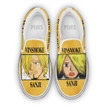 Sanji x Sanji fake Shoes Custom One Piece Anime Slip-On Sneakers