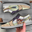 Edward Newgate Shoes Low JD Sneakers Custom One Piece Anime Shoes