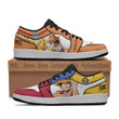 Luffy & Ace Shoes Low JD Sneakers Custom One Piece Anime Shoes